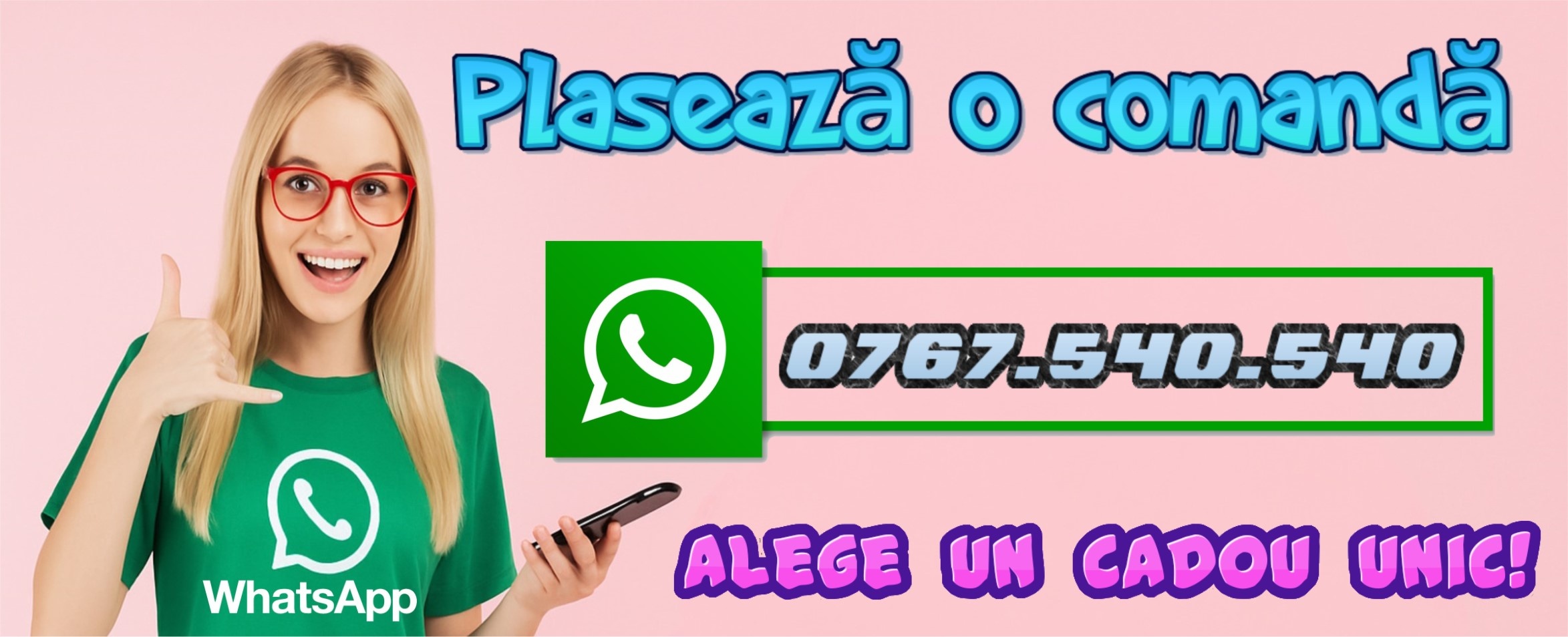 Plaseaza acum o comanda pentru un cadou deosebit